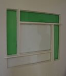 Sommige deuren (naar de klassen toe) hadden groen glas.
<br/>
Richard Keijzer, 2015-10-29